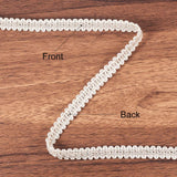 14M(15 Yards) 13mm Polyester Woven Gimp Braid Trim for Costume DIY Crafts Sewing Jewelry Making, Silver