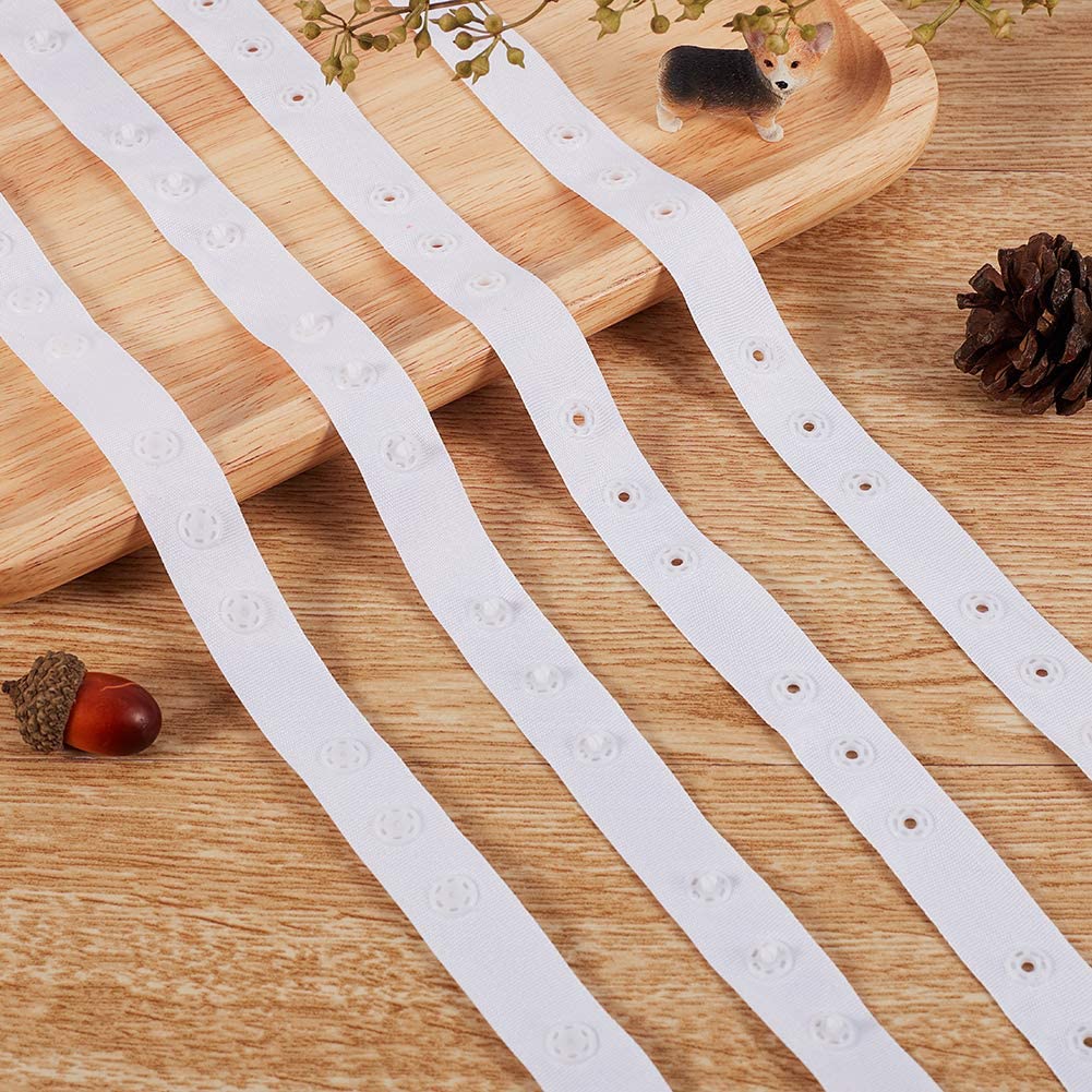 6 Rolls 2 Colors Adhesive Hem Tape Iron on Fabric Polyester Pants Hemming  Tapes Clothing Fusing Ribbon Stickers for Sewing Dress Jeans Trousers