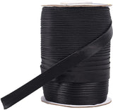 87 Yard Fold Bias Tape Polyester Ribbon, 1/2 Inch Bias Tape Black Polyester Ribbon for Home Decoration, Wrapping Gifts