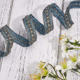 11.5~12m 20mm Polyester Gimp Braid Trim for Costume DIY Crafts Sewing Jewelry Making Curtain Decoration Costume Accessories, Cadet Blue
