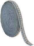 11.5~12m 20mm Polyester Gimp Braid Trim for Costume DIY Crafts Sewing Jewelry Making Curtain Decoration Costume Accessories, Cadet Blue