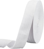 49 Yards(45m)/Roll Cotton Tape Ribbons, Herringbone Cotton Webbings, 40mm Wide Flat Cotton Herringbone Cords for Home Decor, Wrapping Gifts, Sewing DIY Crafts, White