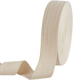 54.68 Yards(50m)/Roll Cotton Tape Ribbons, Herringbone Cotton Webbings, 50mm Wide Flat Cotton Herringbone Cords for Home Decor, Wrapping Gifts, Sewing DIY Crafts, Antique White