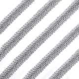 15Yards Metallic Braid Lace Trim Silver Centipede Lace Ribbon Decorated Gimp Trim 5/8(15mm) x1.5mm for Wedding Bridal, Costume or Jewelry, Crafts and Sewing