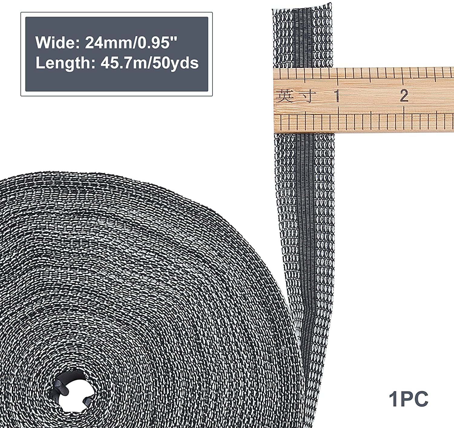 50 Yards Iron-on Hemming Tape 24mm Adhesive Pants Hem Tape Fabric