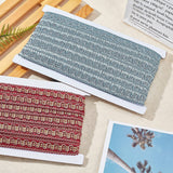 12.6 Yards 0.8 inch Red Woven Braid Trim Handmade Polyester Braid Trim Sewing Red Edge Trim Crafts Decorative Trim with Card for Curtain Slipcover DIY Costume Accessories