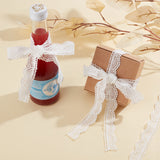 2 Roll Christmas Theme Polyester Imitation Linen Wrapping Ribbon, for Crafts Decoration, Floral Bows Craft, Colorful, Merry Christmas, Word, 2-1/2 inch(62mm), about 6.56 Yards(6m)/Roll