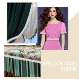 2 Roll Christmas Theme Polyester Imitation Linen Wrapping Ribbon, for Crafts Decoration, Floral Bows Craft, Colorful, Merry Christmas, Word, 2-1/2 inch(62mm), about 6.56 Yards(6m)/Roll