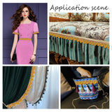 2 Roll Polyester Ribbon, Flower Pattern, for Gifts Wrapping Party Decorating, Bisque, 1 inch(25mm), about 5.4yards(5m)/roll