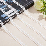 15 Yard 15 Yards x 0.5 Inch Heart Lace Trim Embroidery Lace Ribbon White Heart Edging Trimmings DIY Sewing Craft Dress Hat Clothes Tablecloth Embellishments Accessories Gift Wrapping Supplies