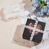 15 Yard 15 Yards x 0.5 Inch Heart Lace Trim Embroidery Lace Ribbon White Heart Edging Trimmings DIY Sewing Craft Dress Hat Clothes Tablecloth Embellishments Accessories Gift Wrapping Supplies