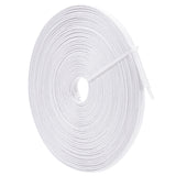 1 Roll 16.4 Yard Cotton Covered Polyester Boning, 0.4Wide Wedding Dress Boning, Sewing Accessories, White