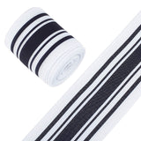 1 Roll Glitter Sparkle Ribbon, Polyester & Nylon Ribbon, Black, 3/8 inch(9.5~10mm), about 50yards/roll(45.72m/roll)