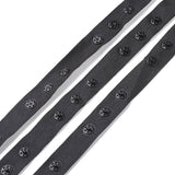 1 Roll Glitter Sparkle Ribbon, Polyester & Nylon Ribbon, Colorful, 3/8 inch(9.5~10mm), about 50yards/roll(45.72m/roll)