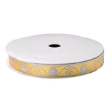 1 Roll Satin Ribbon for Wedding Decoration, Milk White, 25yards/roll(22.86m/roll)