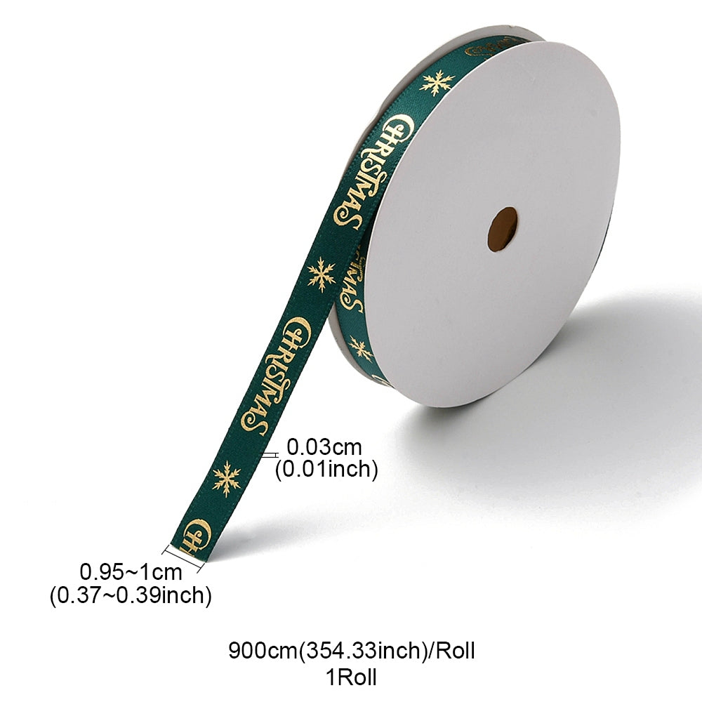 CRASPIRE 1 Roll Garment Accessories 1/4 inch(6mm) Satin Ribbon, Black,  25yards/roll(22.86m/roll)