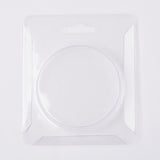 22 pcs Rectangle Plastic Bead Containers, Clear, 12.5x10.5x1.5cm