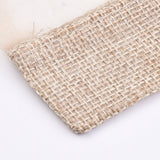 50 pc Cotton Packing Pouches, Drawstring Bags, with Organza Ribbons, Tan, 14~15x10~11cm