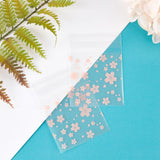 1 Set 290Pcs OPP Cellophane Bags Clear Plastic Self Sealing Envelope Crystal Bag about 3.9x2.7 Inches for Packaging Jewelry Cookie Candy DIY Small Items, Orange Series Color