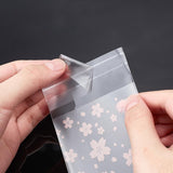 1 Set 290Pcs OPP Cellophane Bags Clear Plastic Self Sealing Envelope Crystal Bag about 3.9x2.7 Inches for Packaging Jewelry Cookie Candy DIY Small Items, Orange Series Color