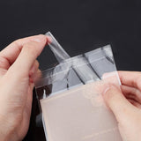1 Set 290Pcs Clear OPP Cellophane Bags Plastic Self Sealing Envelope Bag about 5x3.9 Inches for Packaging Jewelry Bakery Candy Cookie, Pink Series Color