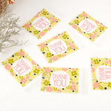 3 Bag 290Pcs OPP Cellophane Bags Clear Plastic Self Seal Poly Bags about 6.4x3.9 Inches for Jewelry Storage, Yellow Series Color