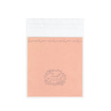 1 Bag Rectangle OPP Cellophane Bags, Dark Salmon, 13.6x9.8cm, Unilateral Thickness: 0.035mm, Inner Measure: 10.3x9.8cm, about 95~100pcs/bag