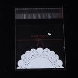 1 Bag Rectangle OPP Cellophane Bags, Clear, 9.9x6.9cm, Unilateral Thickness: 0.035mm, Inner Measure: 6.9x6.9cm, about 95~100pcs/bag