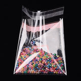 1 Bag Rectangle OPP Cellophane Bags, with Cherry Pattern, Pearl Pink, 14x9.9cm, Unilateral Thickness: 0.035mm, Inner Measure: 11x9.9cm, about 95~100pcs/bag