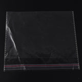 1000 pc Rectangle OPP Cellophane Bags, Clear, 16x16x0.02cm, Inner Measure: 13x16cm