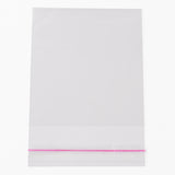 1000 pc Rectangle OPP Cellophane Bags, Clear, 12x8x0.02cm, Inner Measure: 9x8cm