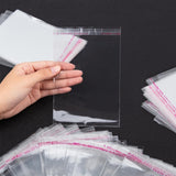 450 pc 450 Pcs Cellophane Bags, Small Resealable Adhesive OPP Cello Bags for Bakery Candle Soap Cookie Earring Bracelet Jewelry Poly Bags, inner measure: 13x10cm