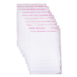 450 pc 450 Pcs Cellophane Bags, Small Resealable Adhesive OPP Cello Bags for Bakery Candle Soap Cookie Earring Bracelet Jewelry Poly Bags, inner measure: 13x10cm