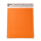 100 pc Matte Film Package Bags, Bubble Mailer, Padded Envelopes, Rectangle, Dark Orange, 31.2x23.8x0.2cm