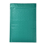 100 pc Matte Film Package Bags, Bubble Mailer, Padded Envelopes, Rectangle, Teal, 27x17.2x0.2cm
