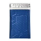 100 pc Matte Film Package Bags, Bubble Mailer, Padded Envelopes, Rectangle, Marine Blue, 22.2x12.4x0.2cm