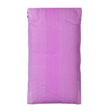100 pc Matte Film Package Bags, Bubble Mailer, Padded Envelopes, Rectangle, Violet, 22.2x12.4x0.2cm