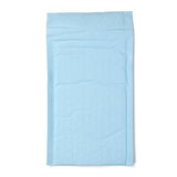 100 pc Matte Film Package Bags, Bubble Mailer, Padded Envelopes, Rectangle, Pale Turquoise, 22.2x12.4x0.2cm
