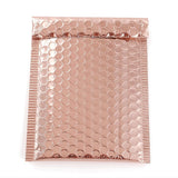 50 pc Matte Film Package Bags, Bubble Mailer, Padded Envelopes, Rectangle, Rosy Brown, 22.5x15x0.5cm