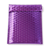 50 pc Matte Film Package Bags, Bubble Mailer, Padded Envelopes, Rectangle, Blue Violet, 22.5x15x0.5cm