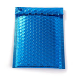 50 pc Matte Film Package Bags, Bubble Mailer, Padded Envelopes, Rectangle, Dodger Blue, 24x15x0.6cm