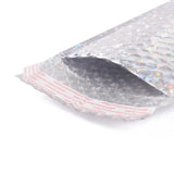 50 pc Laser Film Package Bags, Bubble Mailer, Padded Envelopes, Rectangle, Silver, 24x15x0.6cm