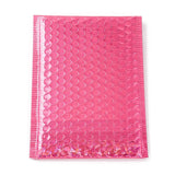 50 pc Laser Film Package Bags, Bubble Mailer, Padded Envelopes, Rectangle, Deep Pink, 24x15x0.6cm