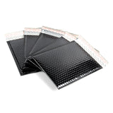 50 pc Matte Film Package Bags, Bubble Mailer, Padded Envelopes, Rectangle, Black, 27.5x18x0.6cm