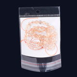 1000 pc OPP Cellophane Bags, Rectangle, Clear, 12x7cm, Unilateral Thickness: 0.045mm, Inner Measure: 7x7cm