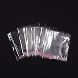 1000 pc Cellophane Bags, Rectangle, 10x8cm, Unilateral Thickness: 0.02mm, Inner Measure: 8x8cm