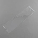 1000 pc OPP Cellophane Bags, Rectangle, Clear, 25x7cm, Unilateral Thickness: 0.035mm