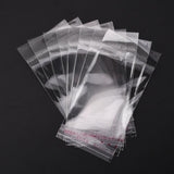 1000 pc OPP Cellophane Bags, Rectangle, Clear, 10x5cm, Unilateral Thickness: 0.035mm, Inner Measure: 5.5x5cm