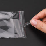 1000 pc OPP Cellophane Bags, Rectangle, Clear, 120x65mm, Unilateral Thickness: 0.035mm, Inner Measure: 70x65mm