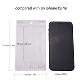 1000 pc OPP Cellophane Bags, Rectangle, Clear, 15.5x9cm, Unilateral Thickness: 0.035mm, Inner Measure: 10.5x9cm